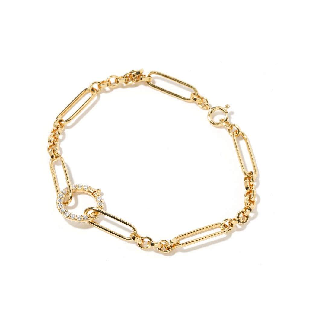 luxe chain connection bracelet