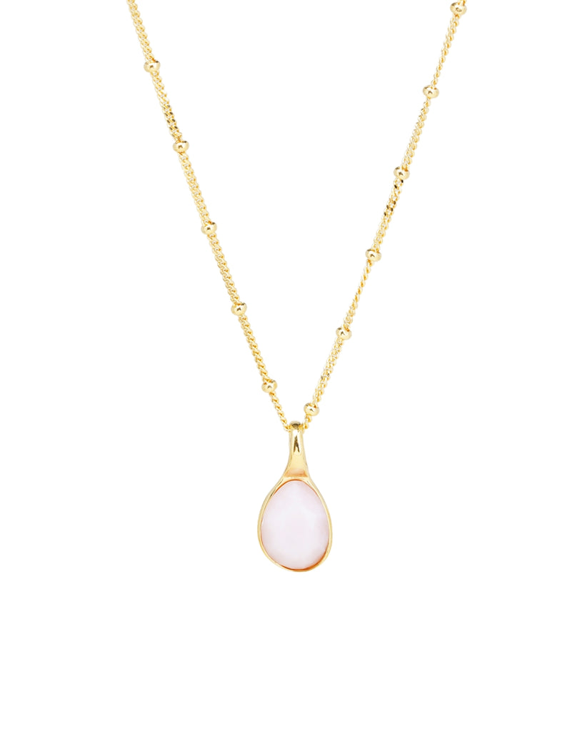 pink opal essence necklace