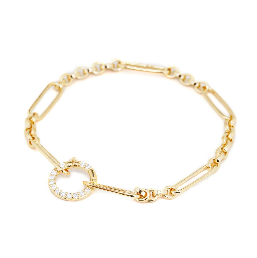 luxe chain connection bracelet