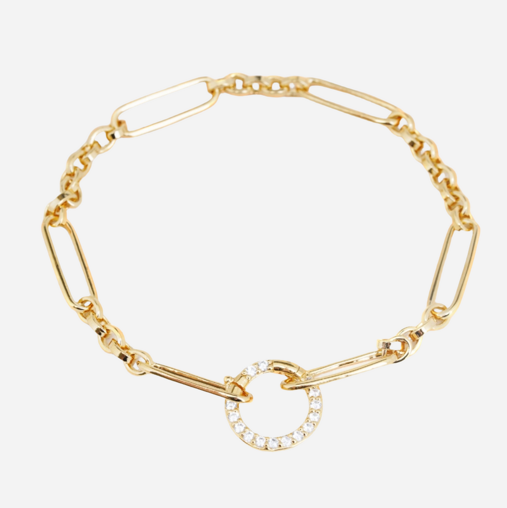 luxe chain connection bracelet