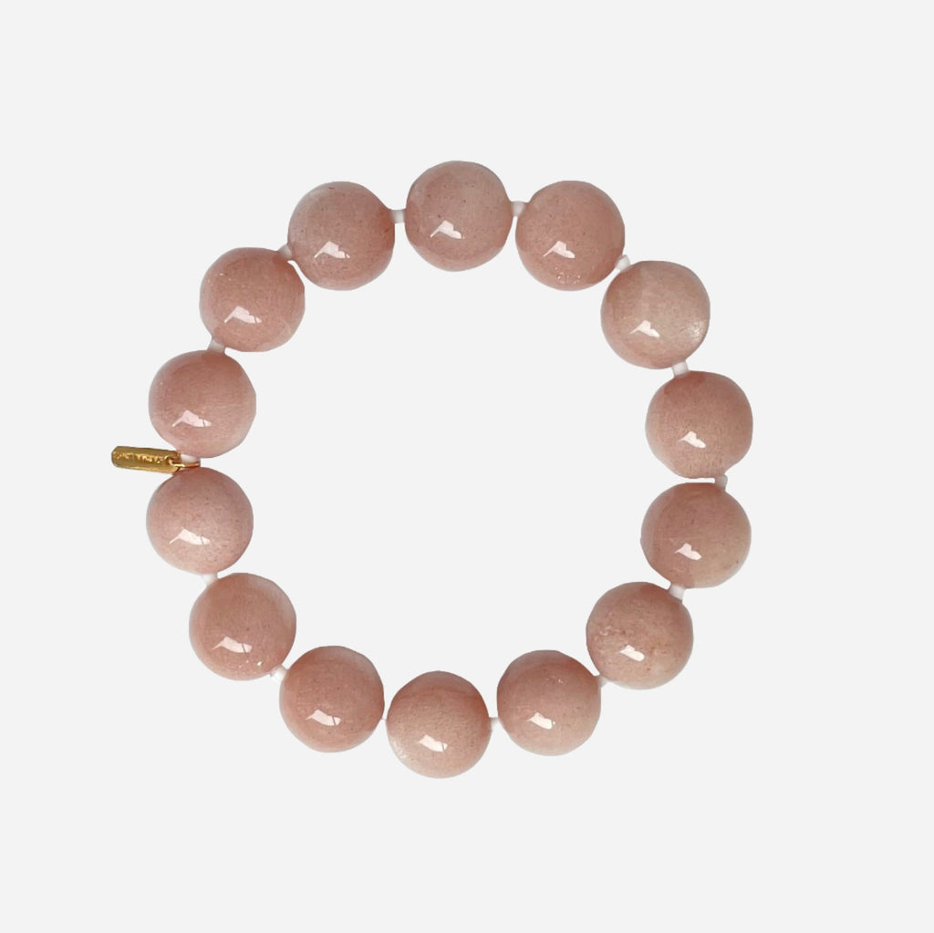 beige moonstone bracelet