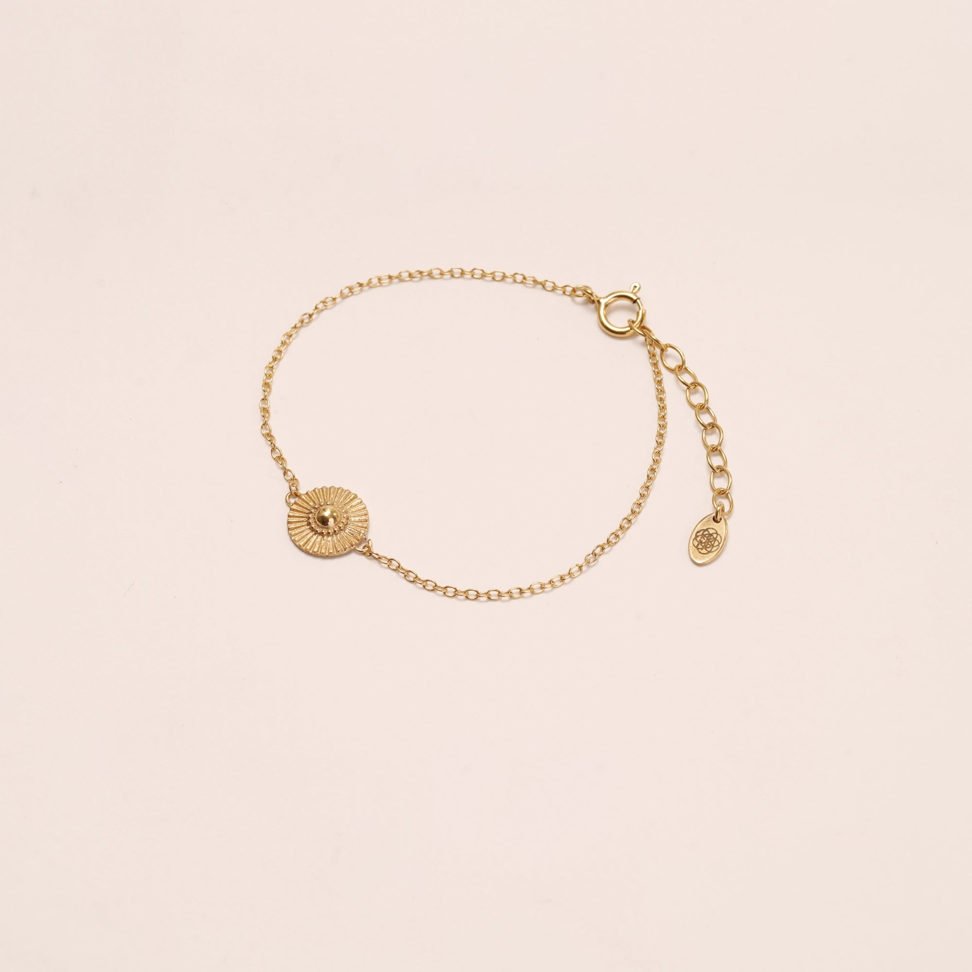 gold soleil chain bracelet