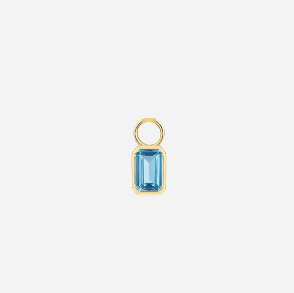 Single gemstone charm