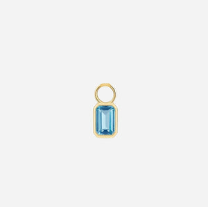 Single gemstone charm