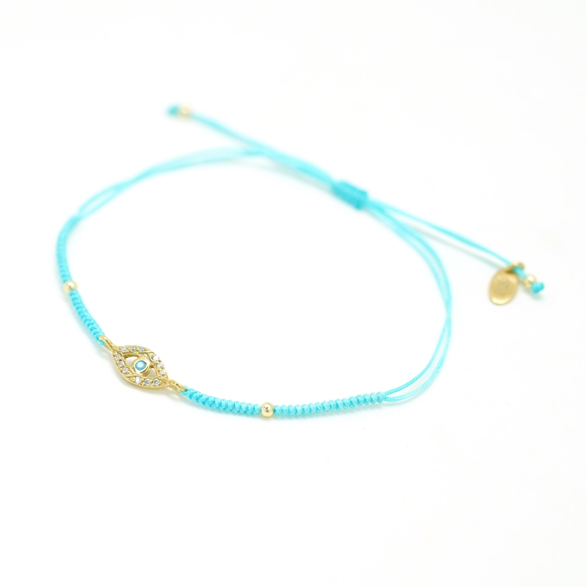 evil eye blue friendship bracelet