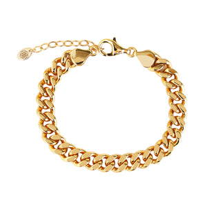 bold curb chain bracelet