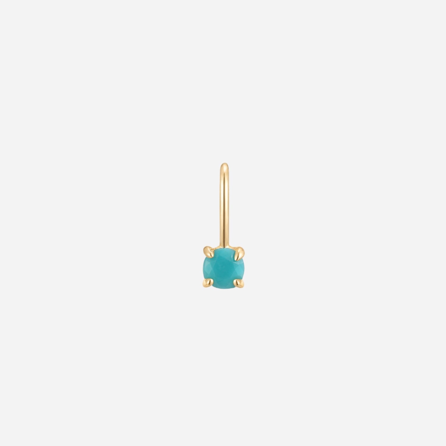 december birthstone turquoise charm